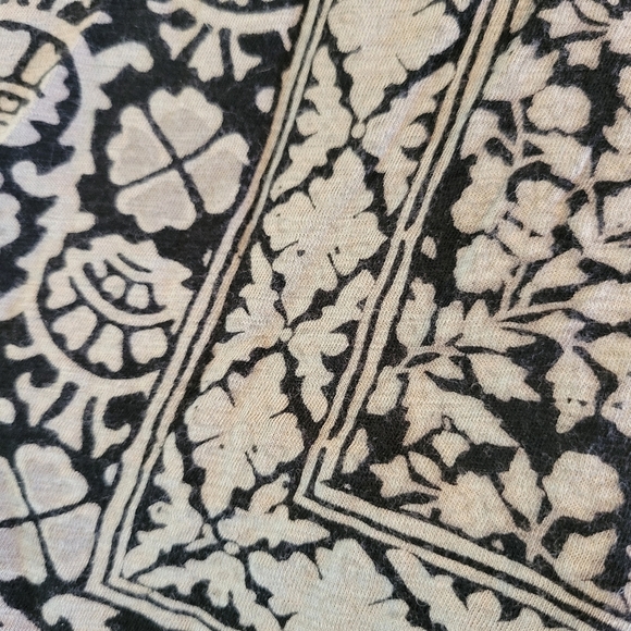 Lucky Brand Black Cream Long Sleeve Shirt - Picture 2 of 7